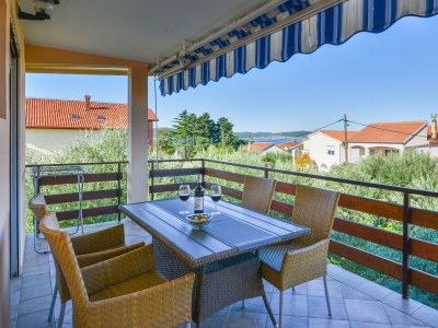 Apartment One bedroom apartment with balcony and sea view Bibinje, Zadar A-5786-b - Outdoor photo 22
