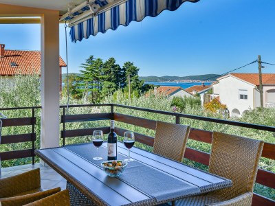 Apartment One bedroom apartment with balcony and sea view Bibinje, Zadar A-5786-b - Outdoor photo 24