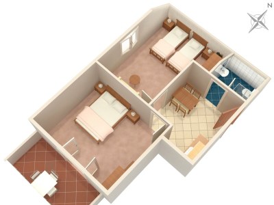 Apartment Two bedroom apartment with terrace and sea view Vrsi - Mulo, Zadar A-5796-a - Outdoor photo 11