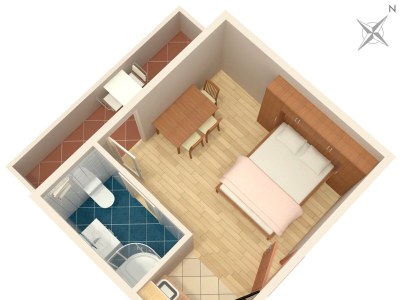 Apartment Studio flat with balcony and sea view Mali Rat, Omiš AS-7482-b - Outdoor photo 19