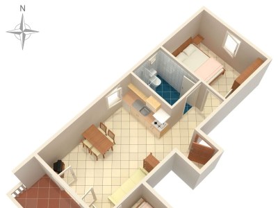 Apartment Two bedroom apartment with terrace Mandre, Pag A-6405-d - Outdoor photo 21