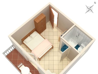 Apartment Studio flat with balcony and sea view Podaca, Makarska AS-6745-a - Outdoor photo 24