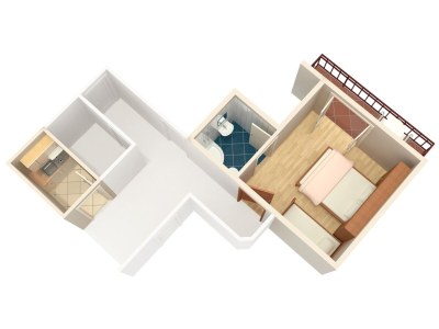 Apartment Studio flat with balcony and sea view Brela, Makarska AS-6895-b - Outdoor photo 20