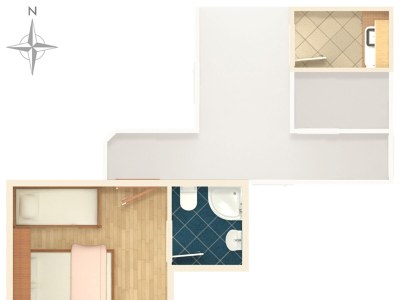 Apartment Studio flat with balcony and sea view Brela, Makarska AS-6895-b - Outdoor photo 21