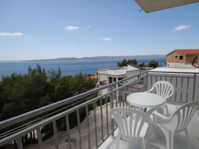 Apartment Studio flat with balcony and sea view Brela, Makarska AS-6895-b - Outdoor photo 22