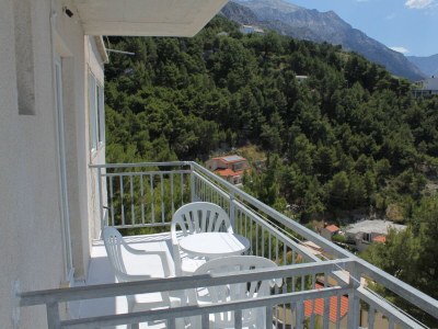 Apartment Studio flat with balcony and sea view Brela, Makarska AS-6895-c - Outdoor photo 17
