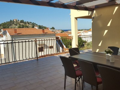 Apartment Three bedroom apartment with terrace and sea view Tribunj, Vodice A-12529-a - Outdoor photo 21