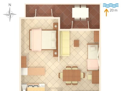 Apartment Studio flat near beach Slatine, Čiovo AS-10435-a - Outdoor photo 23