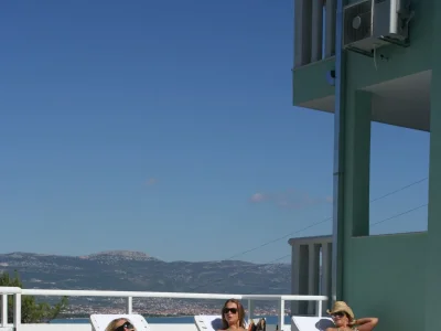 Apartment Two bedroom apartment with terrace and sea view Mastrinka, Čiovo A-11717-b - Outdoor photo 6