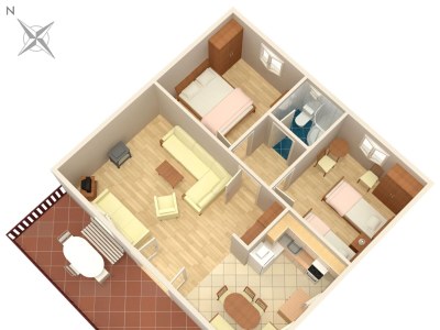 Apartment Two bedroom apartment with terrace Njivice, Krk A-5320-a - Outdoor photo 22