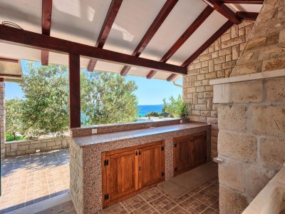 Villa Four-bedroom house near beach Cove Široka, Čiovo K-11749 - Outdoor photo 11