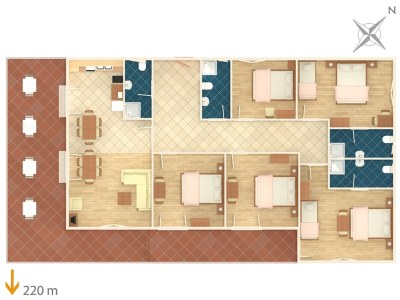 Apartment Comfortable and spacious apartment with terrace Kaštel Štafilić, Kaštela A-5219-a - Outdoor photo 54