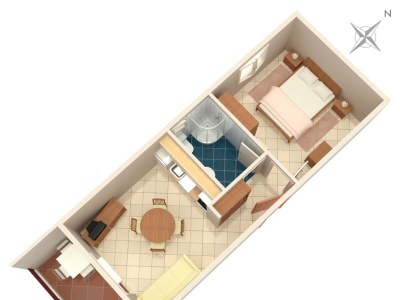 Apartment One bedroom apartment with terrace and sea view Vinišće, Trogir A-5229-a - Outdoor photo 22