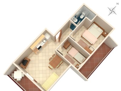 Apartment Two bedroom apartment with terrace and sea view Vinišće, Trogir A-5229-b - Outdoor photo 30