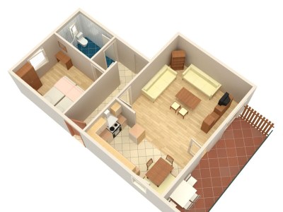 Apartment One bedroom apartment with balcony and sea view Novi Vinodolski A-5514-a - Outdoor photo 21