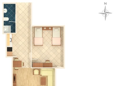 Apartment One bedroom apartment with terrace and sea view Igrane, Makarska A-5266-b - Outdoor photo 27