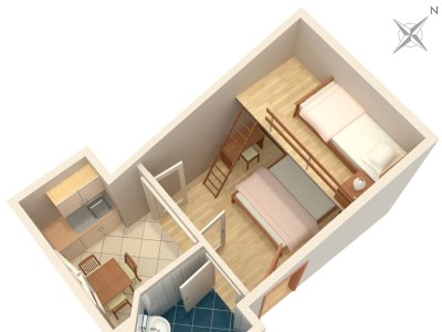 Apartment Studio flat with air-conditioning Igrane, Makarska AS-5266-b - Outdoor photo 23