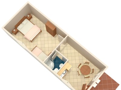 Apartment One bedroom apartment with terrace and sea view Vrbnik, Krk A-5299-a - Outdoor photo 3