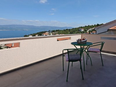 Holiday room with terrace and sea view Vrbnik, Krk S-5299-a - Outdoor photo 18