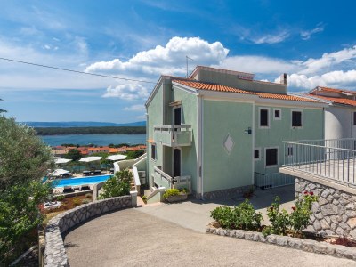 Apartment Two bedroom apartment with terrace and sea view Punat, Krk A-5345-c - Outdoor photo 8