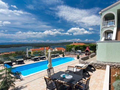 Apartment Two bedroom apartment with terrace and sea view Punat, Krk A-5345-c - Outdoor photo 9