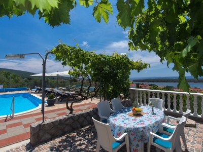 Apartment Two bedroom apartment with terrace and sea view Punat, Krk A-5345-c - Outdoor photo 11