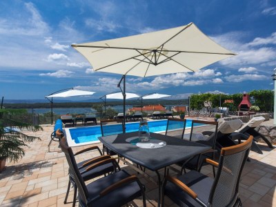 Apartment Two bedroom apartment with terrace and sea view Punat, Krk A-5345-c - Outdoor photo 13