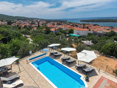 Apartment Two bedroom apartment with terrace and sea view Punat, Krk A-5345-c - Outdoor photo 16