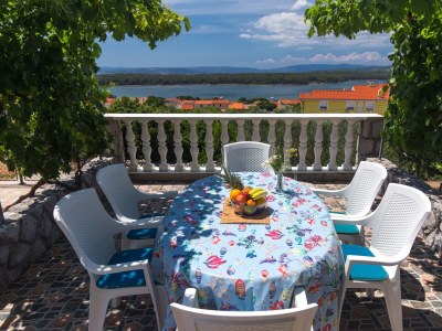 Apartment Two bedroom apartment with terrace and sea view Punat, Krk A-5345-c - Outdoor photo 38