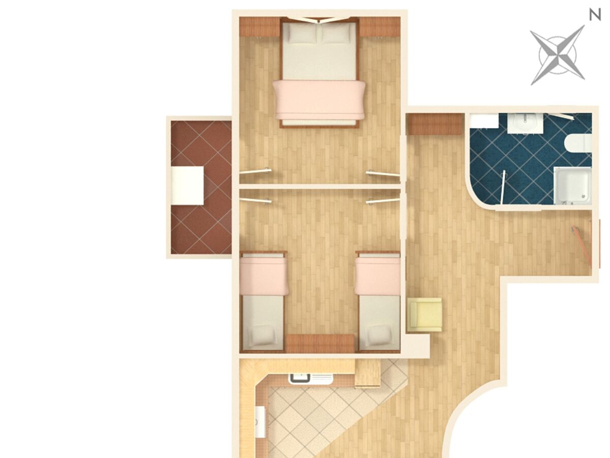 Apartment Two bedroom apartment with balcony and sea view Biograd na Moru, Biograd A-5282-b - Outdoor photo 4