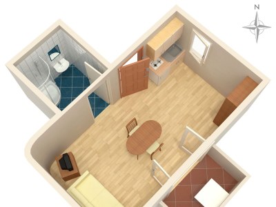 Apartment Studio flat with balcony and sea view Biograd na Moru, Biograd AS-5282-a - Outdoor photo 14