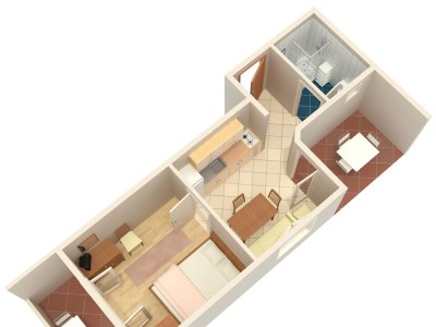 Apartment One bedroom apartment with terrace Sveti Anton, Krk A-5288-b - Outdoor photo 25