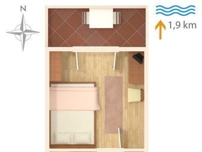 Apartment One bedroom apartment with terrace Sveti Anton, Krk A-5288-b - Outdoor photo 26