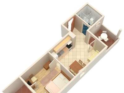 Apartment One bedroom apartment with terrace Sveti Anton, Krk A-5288-c - Outdoor photo 26