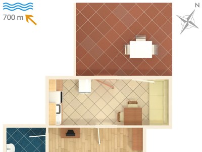 Apartment One bedroom apartment with terrace and sea view Njivice, Krk A-5362-c - Outdoor photo 24