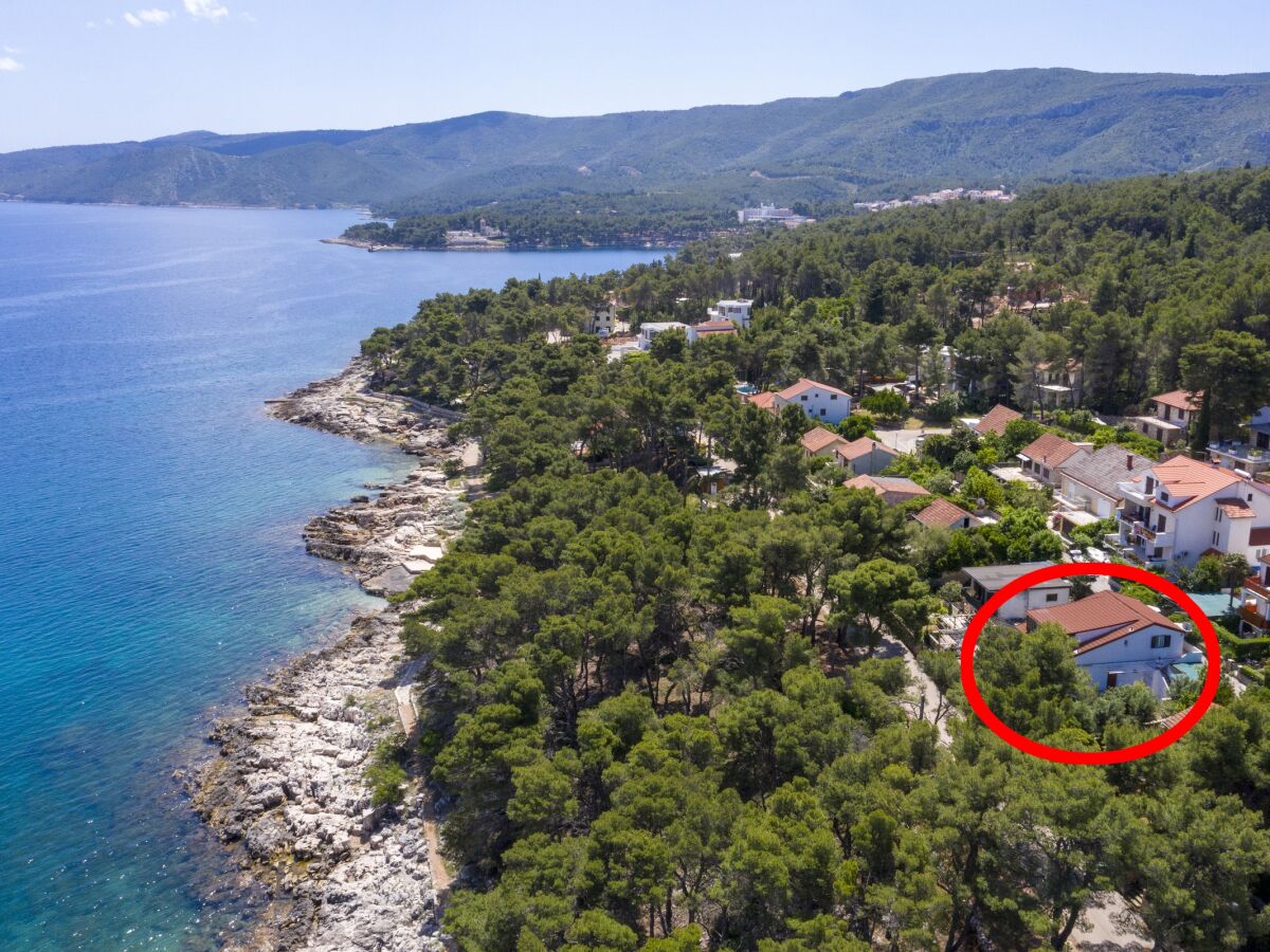 Apartment One bedroom apartment with terrace and sea view Jelsa, Hvar A-8729-a