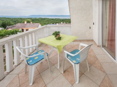 Apartment Two bedroom apartment with terrace and sea view Njivice, Krk A-5427-a - Outdoor photo 25