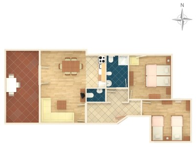 Apartment Two bedroom apartment with terrace and sea view Njivice, Krk A-5427-b - Outdoor photo 27