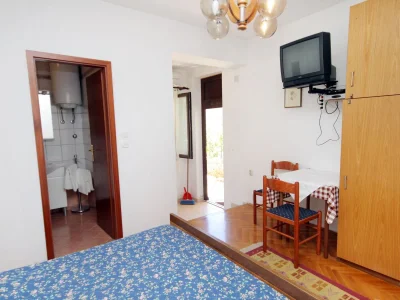 Apartment Studio flat with terrace and sea view Punat, Krk AS-5428-a - Outdoor photo 14