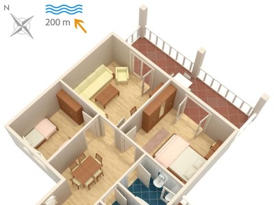 Apartment Two bedroom apartment with terrace Malinska, Krk A-5456-b - Outdoor photo 29