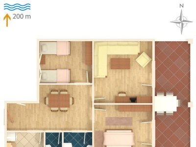 Apartment Two bedroom apartment with terrace Malinska, Krk A-5456-b - Outdoor photo 31