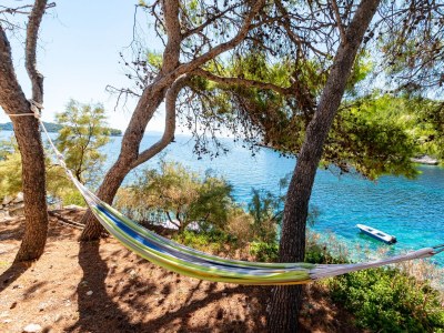 Apartment Two bedroom apartment near beach Cove Zaglav, Korčula A-12208-a - Outdoor photo 6