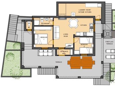 Apartment Two bedroom apartment near beach Cove Zaglav, Korčula A-12208-a - Outdoor photo 32