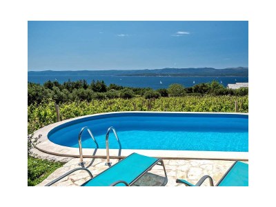 Holiday house Two bedroom house with terrace and sea view Bol, Brač K-12228 - Outdoor photo 8