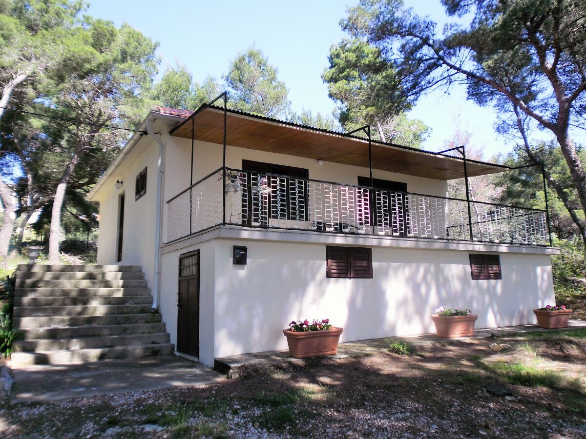 Holiday house Two bedroom house with terrace and sea view Sumartin, Brač K-12047