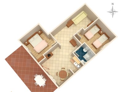 Apartment Two bedroom apartment with terrace Novi Vinodolski A-5600-a - Outdoor photo 20