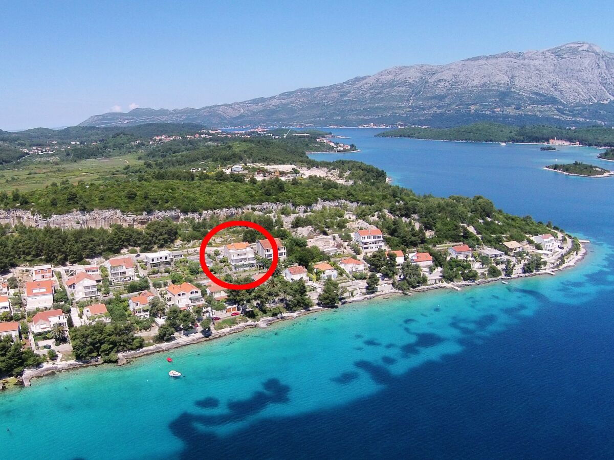 Apartment Two bedroom apartment near beach Lumbarda, Korčula A-4440-c - Outdoor photo 2