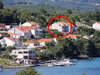 Apartment One bedroom apartment near beach Lumbarda, Korčula A-4440-f - Outdoor photo 9