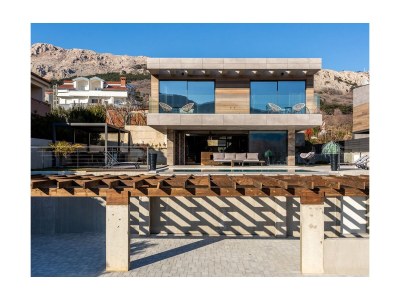 Villa Four-bedroom house with balcony Baška, Krk K-19533 - Outdoor photo 9