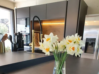 Villa Four-bedroom house with balcony Baška, Krk K-19534 - Outdoor photo 11